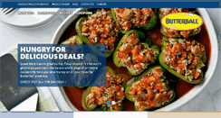Desktop Screenshot of butterball.com